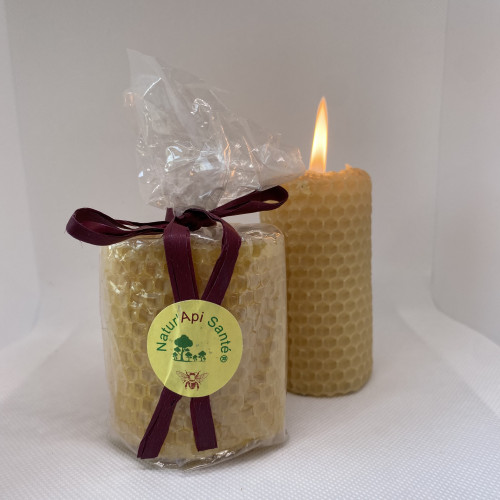 Bougie naturelle à la cire d'abeille