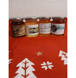 Coffret miel gourmand - lavande - sapin - châtaignier - acacia