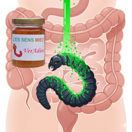 Aromiel L'es Sens Miel® Veradieu, pour vermifuger - cure annuelle