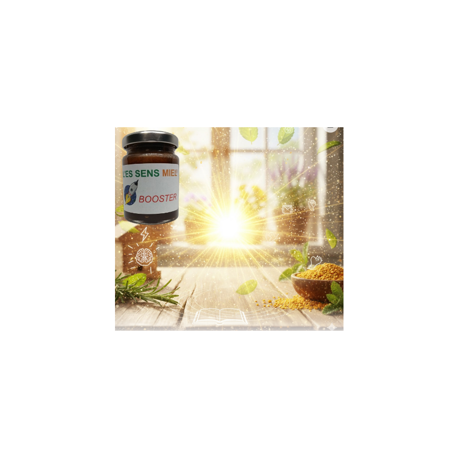 Aromiel, L'es Sens Miel® Booster, pour sportif, personne fatiguée, étudiant