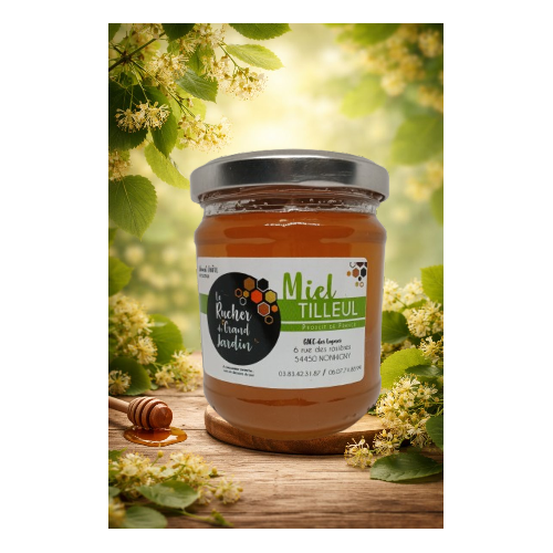Miel  monofloral de tilleul de Lorraine 100% naturel