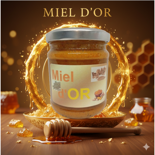 Miel d'Or, remède naturel anti-inflammatoire, booster du système immunitaire