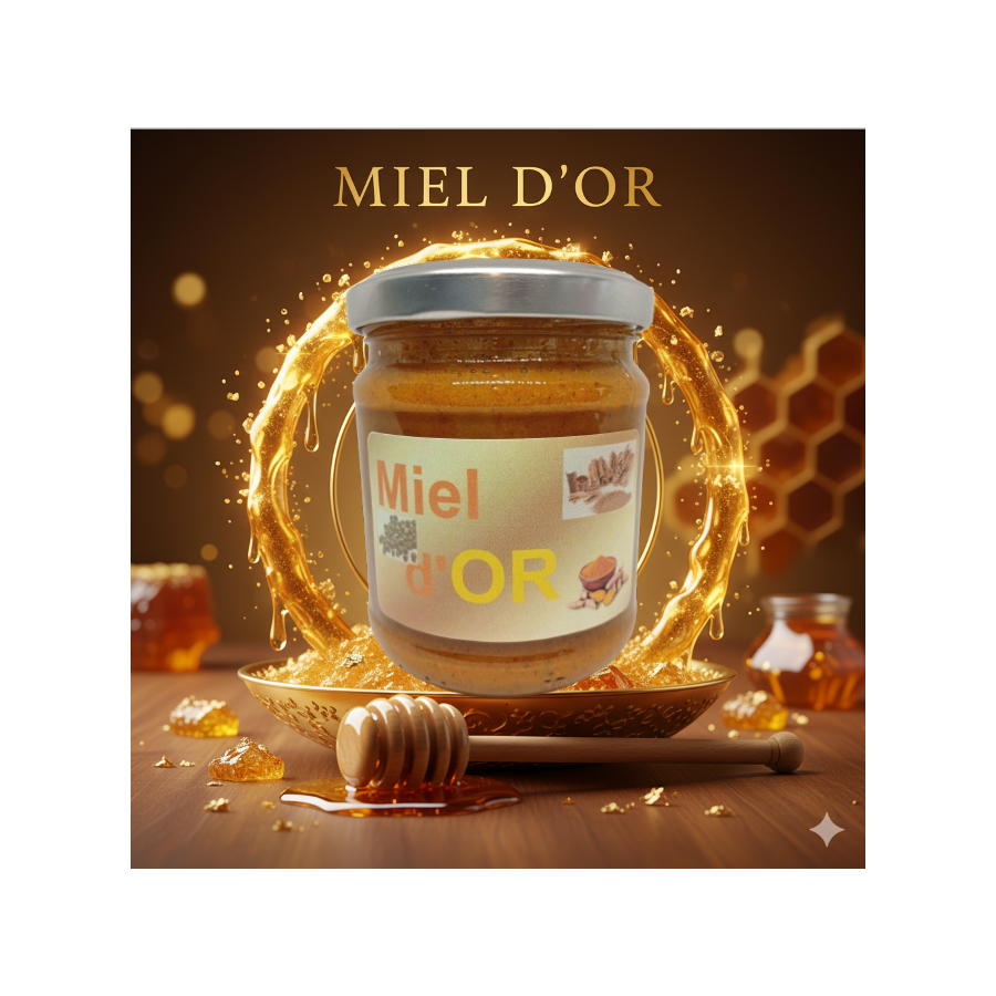 Miel d'Or, remède naturel anti-inflammatoire, booster du système immunitaire