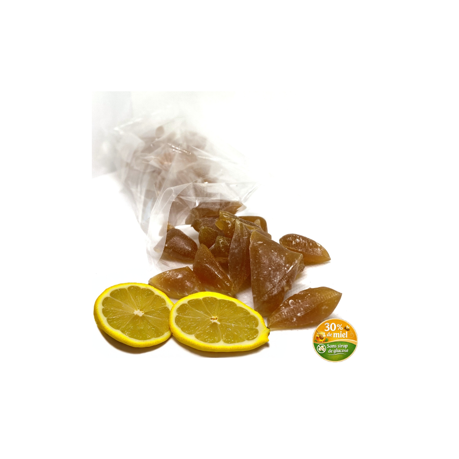 Bonbons au miel d’Acacia et HE Citron bio Natur Api Santé