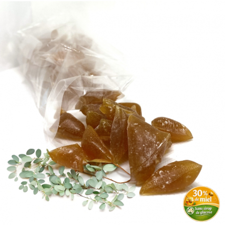Bonbons miel d’Acacia & HE Eucalyptus radiata | Natur Api Santé
