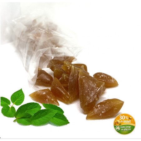 Bonbons au miel d’Acacia et HE Menthe poivrée Natur Api Santé
