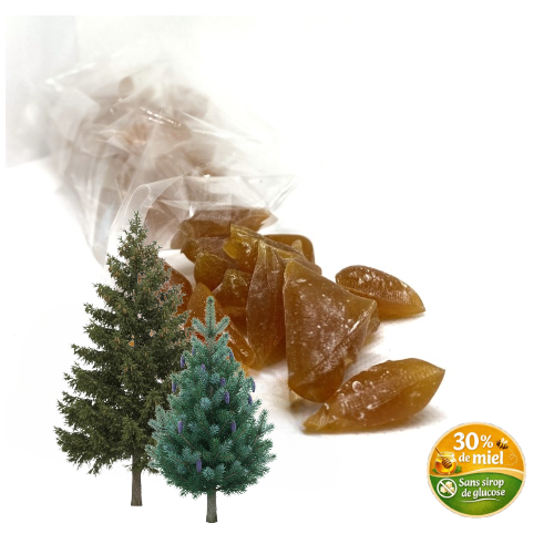 Bonbons miel de Sapin de Lorraine & HE Sapin Sibérie | Natur Api Santé