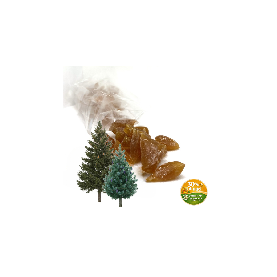 Bonbons miel de Sapin de Lorraine & HE Sapin Sibérie | Natur Api Santé