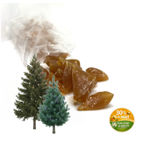 Bonbons miel de Sapin de Lorraine & HE Sapin Sibérie | Natur Api Santé