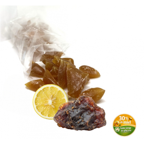 Bonbons au miel d’Acacia, propolis et HE Citron Natur Api Santé
