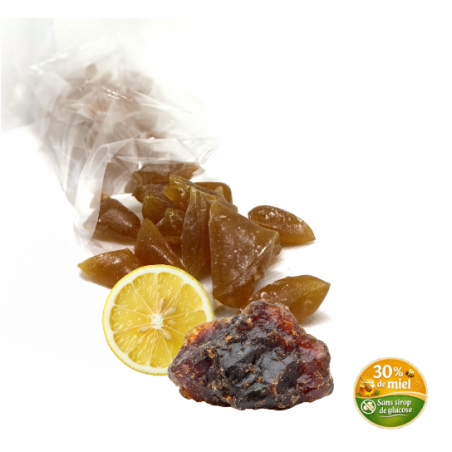 Bonbons au miel d’Acacia, propolis et HE Citron Natur Api Santé