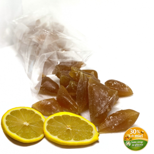 Bonbons au miel d’Acacia et HE Citron bio Natur Api Santé