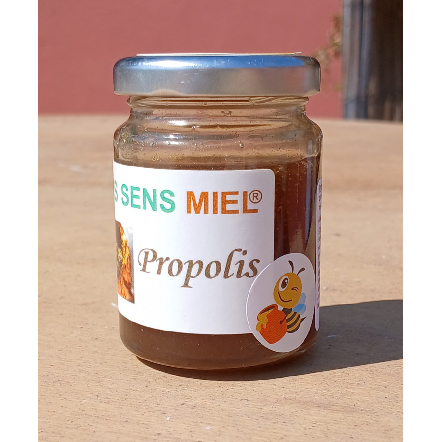 Miel & Propolis bio sans alcool artisanal - soutien naturel et vitalité | Natur'Api Santé